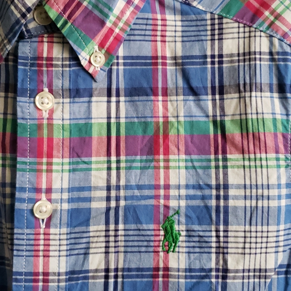 Boy's Short Sleeve Button Down